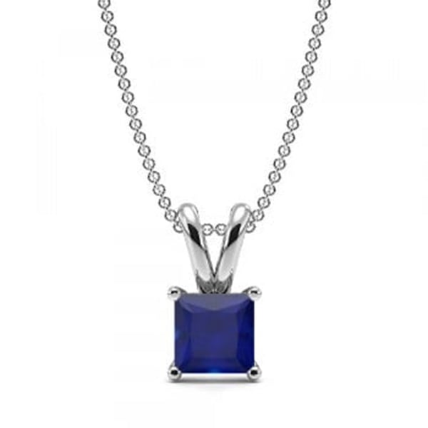 Sapphire Gemstone Necklace Anniversary Gift