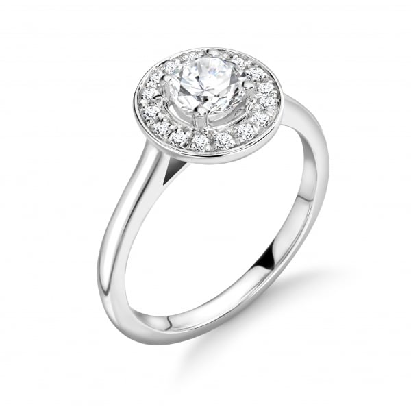 Pave Engagement Rings